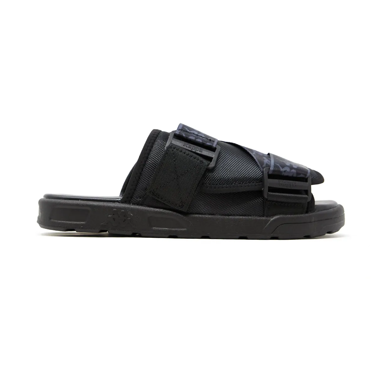 222 Banda Mitel 1 Sandals - Black Grey Dk