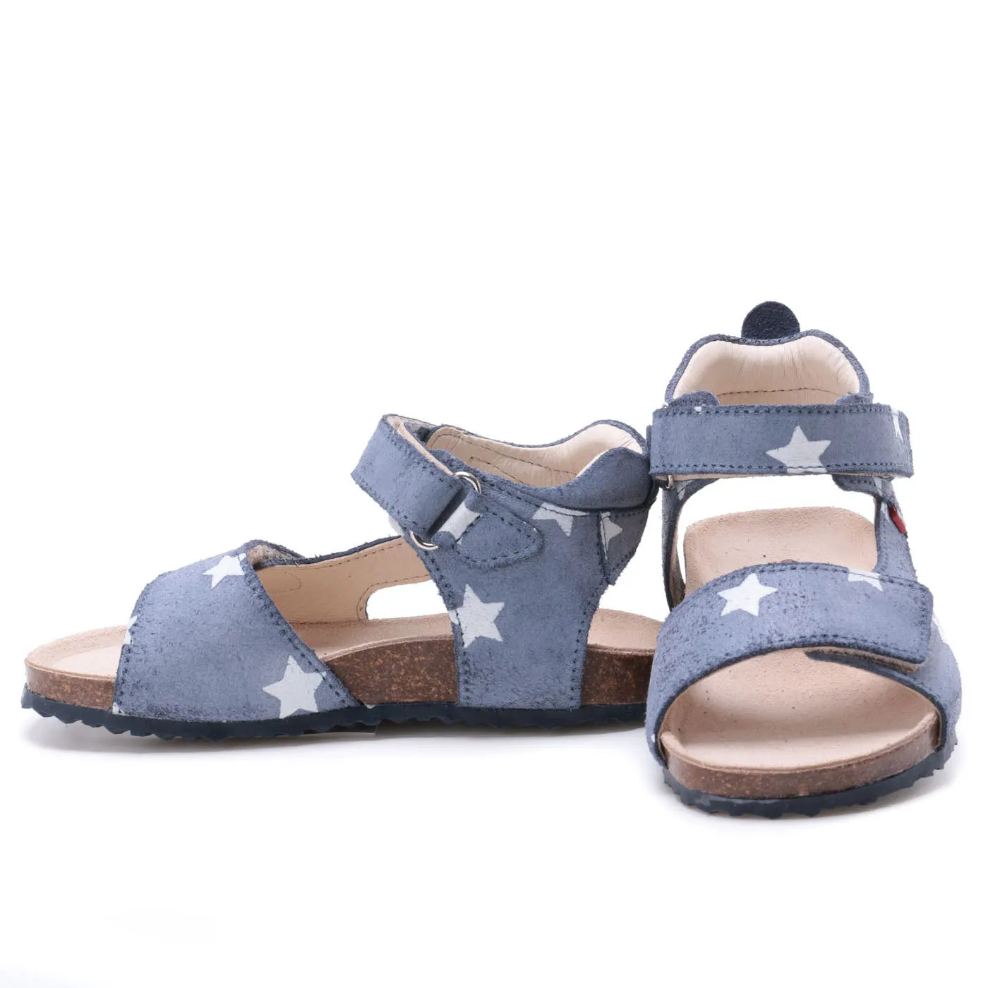 (2508B-16/2509B-16) Emel blue stars velcro sandals