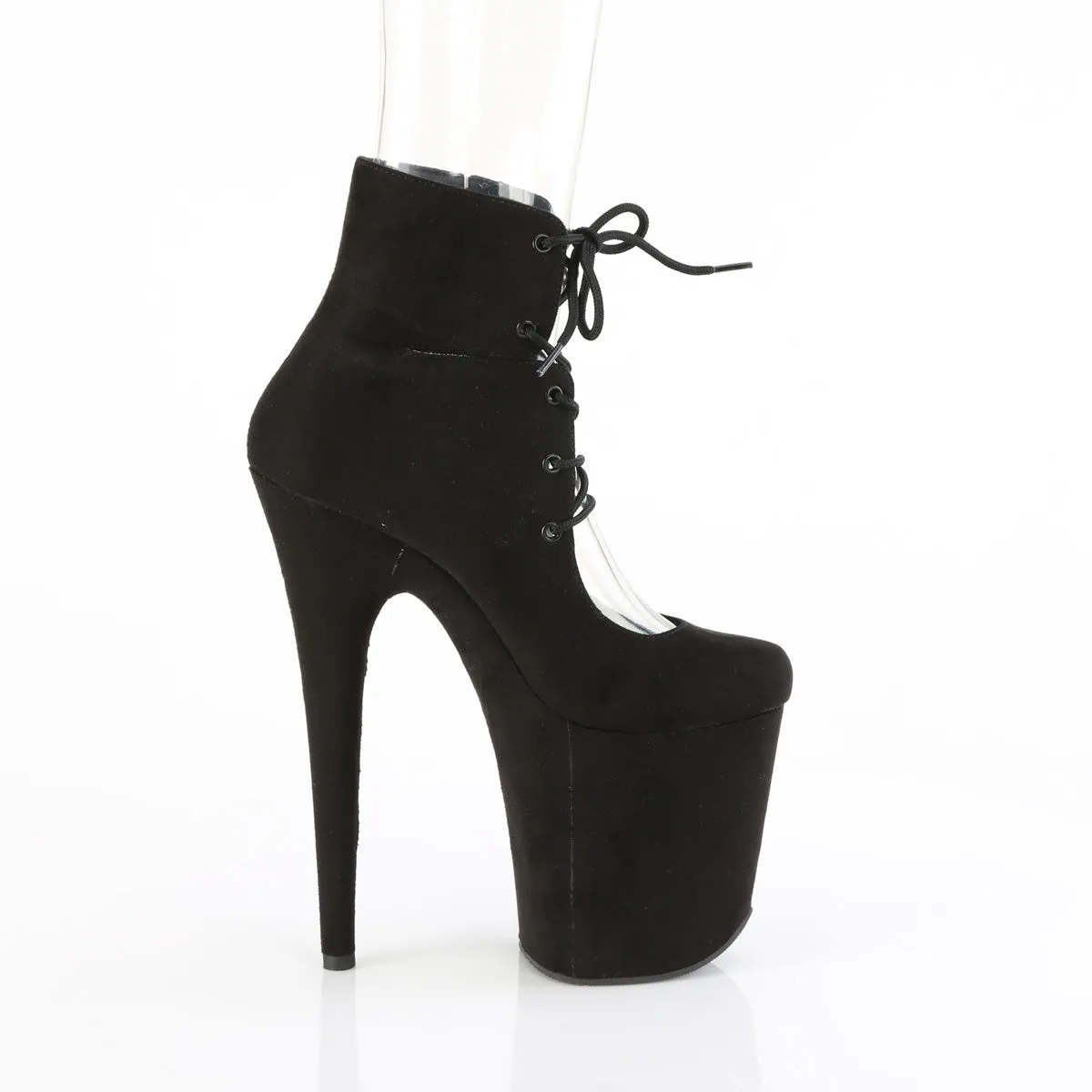 8 Inch Heel FLAMINGO-800-22 Black Suede