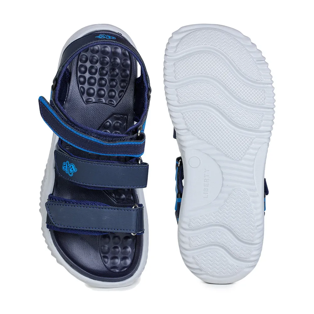 A-HA Casual Blue Sandals For Men STAMINA-8 By Liberty