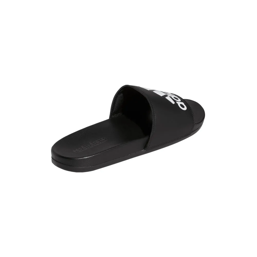 ADIDAS ADILETTE COMFORT SLIDE SANDALS - BLACK/WHITE/BLACK