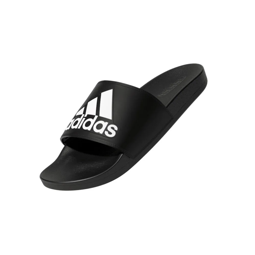 ADIDAS ADILETTE COMFORT SLIDE SANDALS - BLACK/WHITE/BLACK