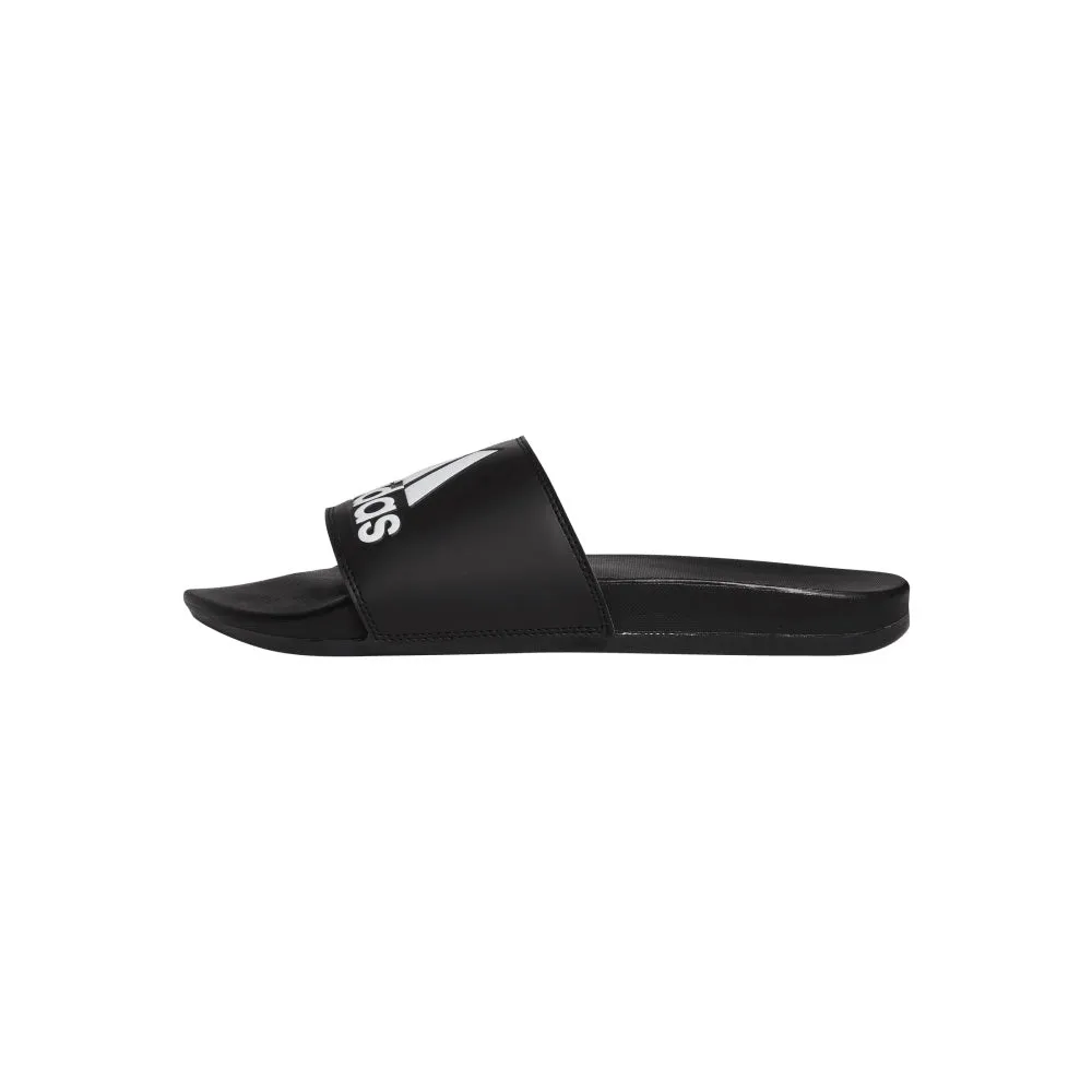 ADIDAS ADILETTE COMFORT SLIDE SANDALS - BLACK/WHITE/BLACK