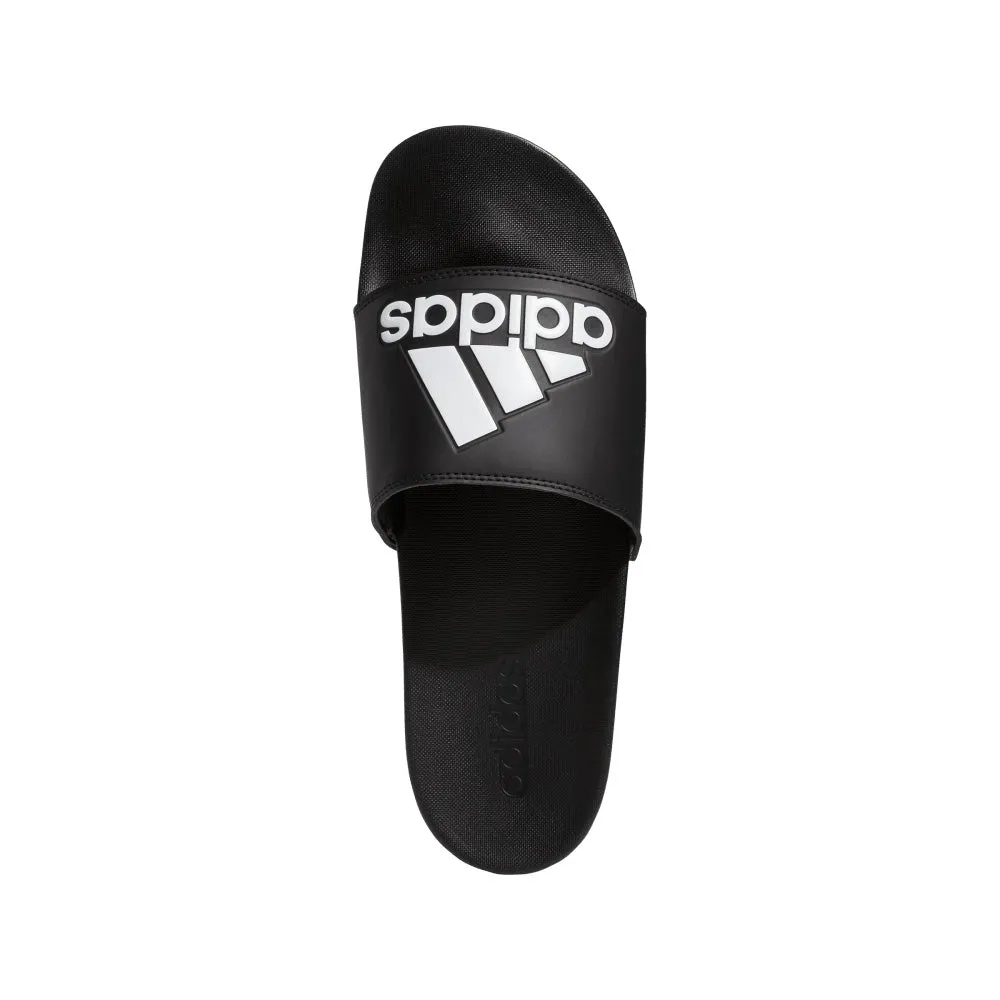 ADIDAS ADILETTE COMFORT SLIDE SANDALS - BLACK/WHITE/BLACK