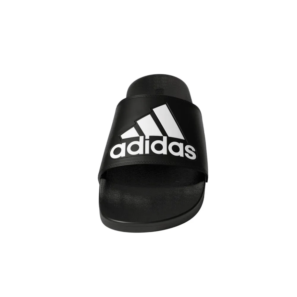 ADIDAS ADILETTE COMFORT SLIDE SANDALS - BLACK/WHITE/BLACK