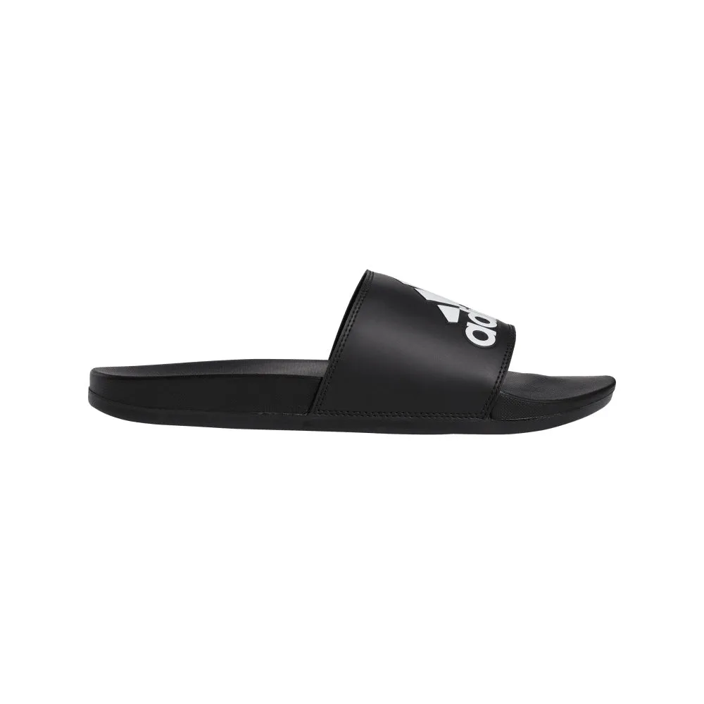 ADIDAS ADILETTE COMFORT SLIDE SANDALS - BLACK/WHITE/BLACK