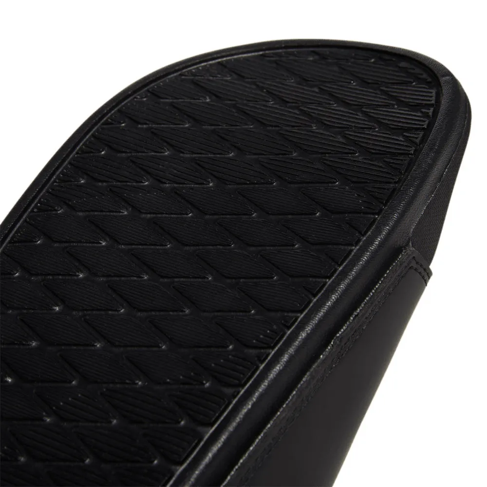 ADIDAS ADILETTE COMFORT SLIDE SANDALS - BLACK/WHITE/BLACK