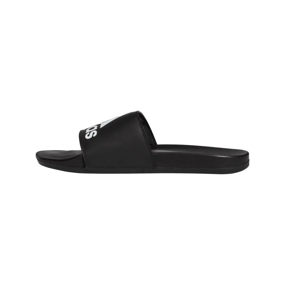 ADIDAS ADILETTE COMFORT SLIDE SANDALS - BLACK/WHITE/BLACK