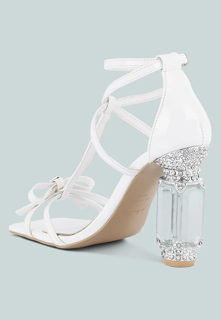 Affluence Jeweled High Heel Sandals