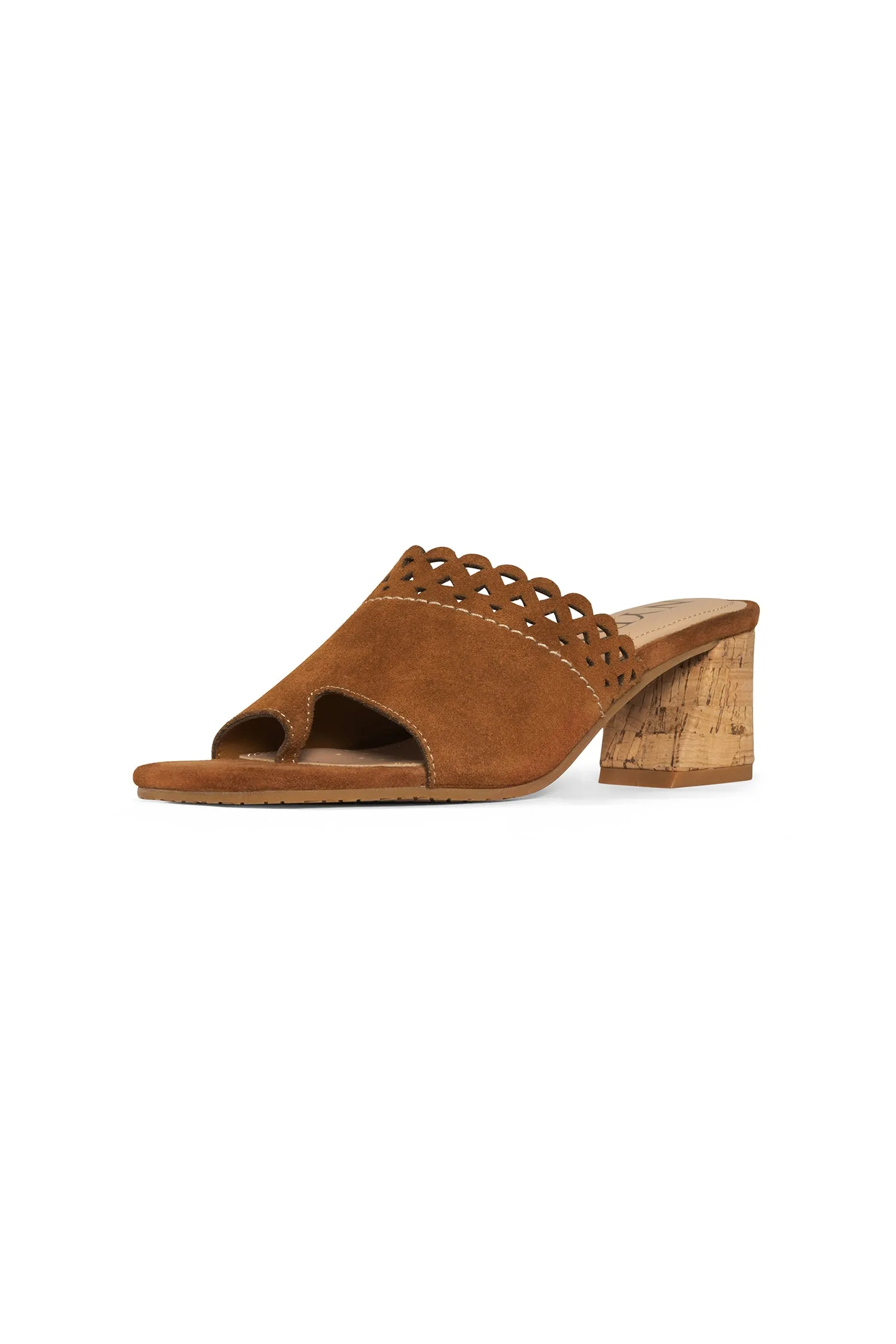 Alanah Mule Sandals - Cognac