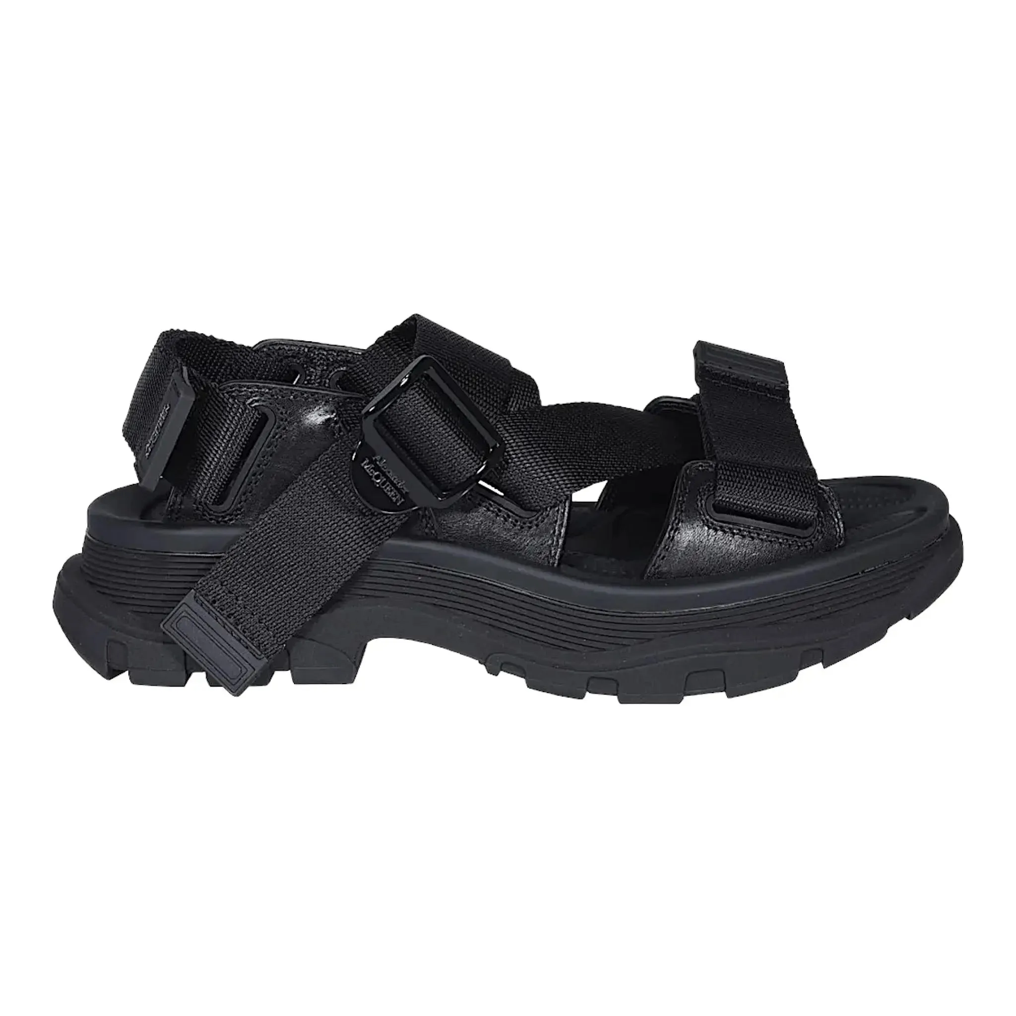 Alexander McQueen Leather Sports Sandals