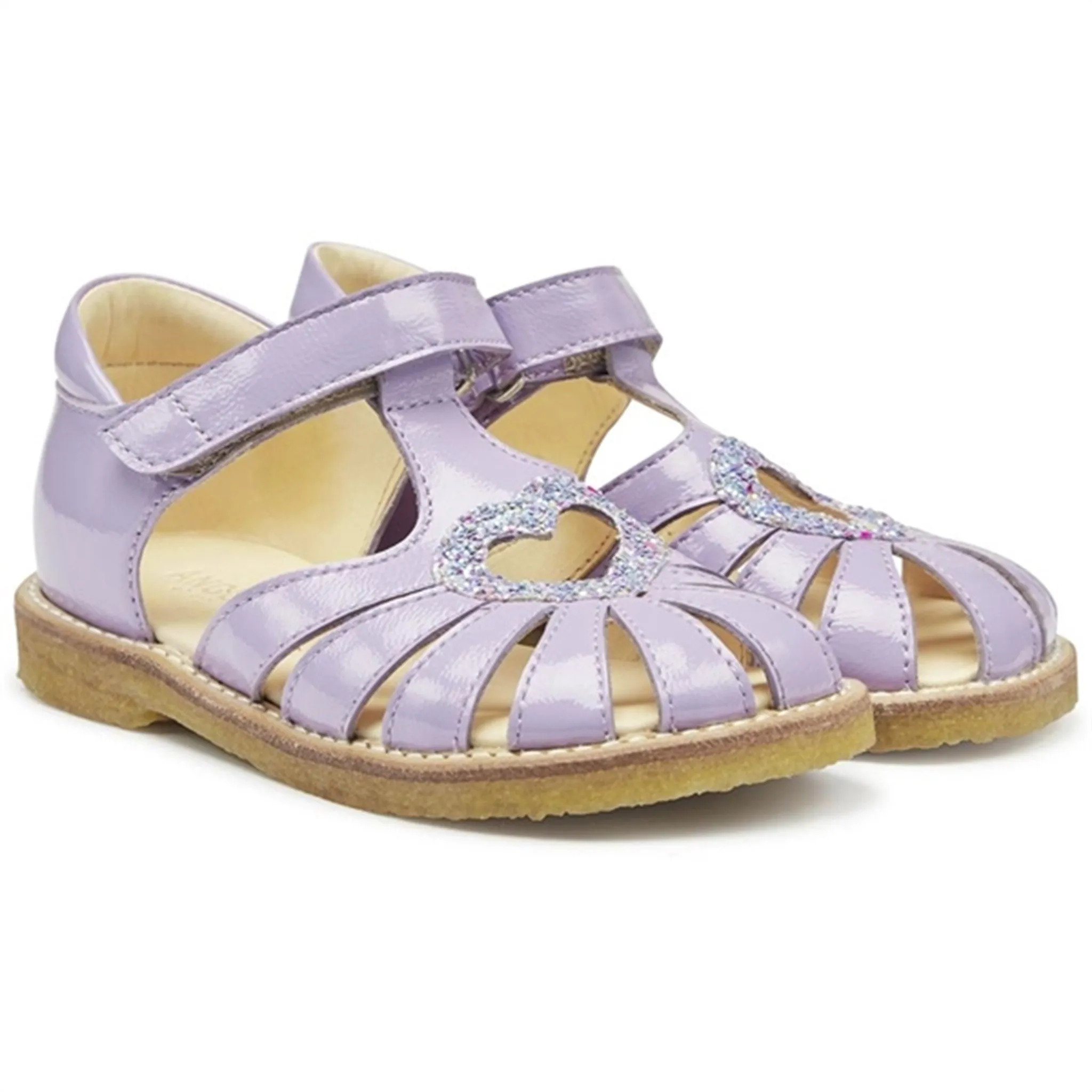 Angulus Hjerte Sandals Lilac/Confetti Glitter