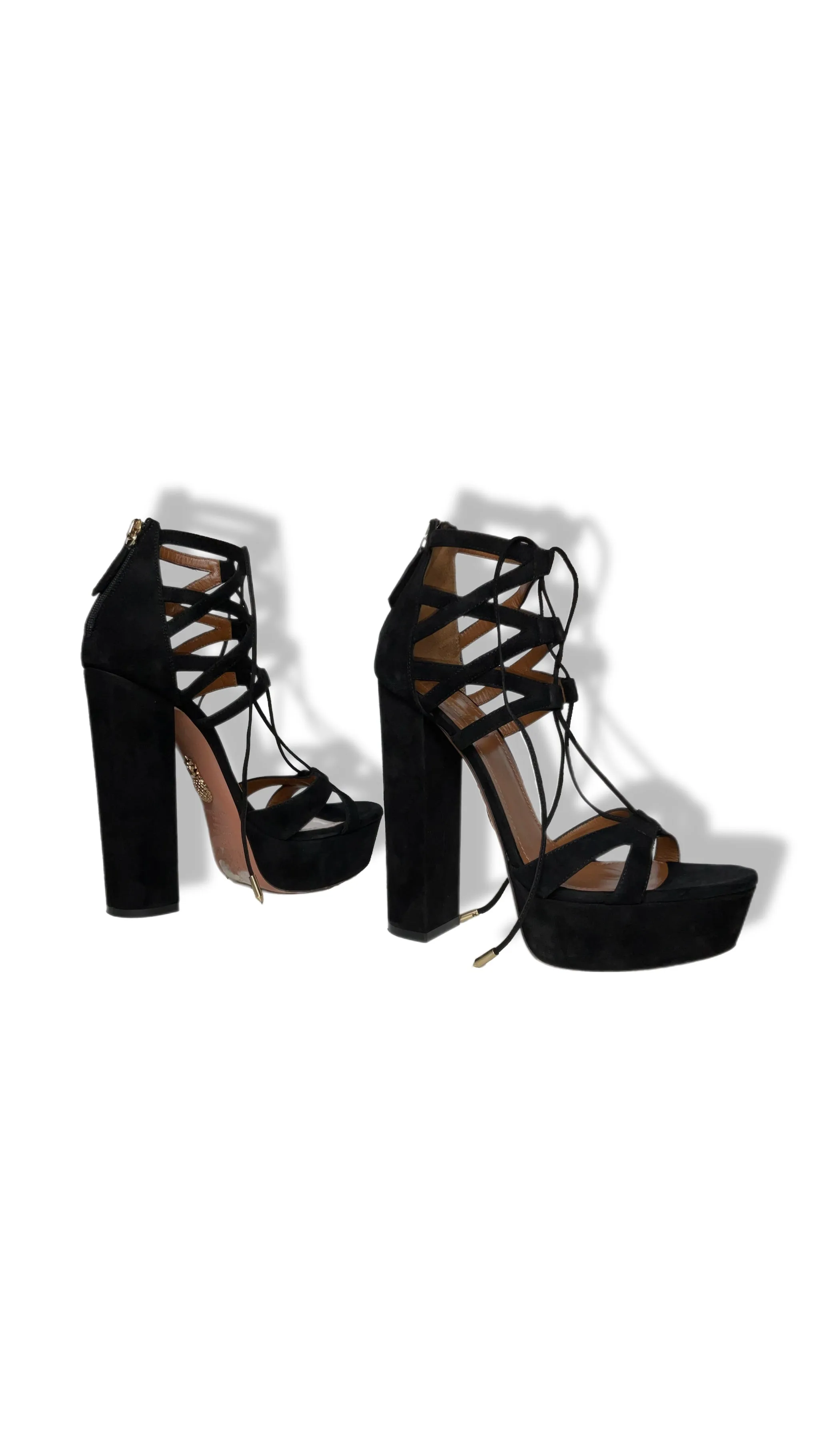 AQUAZZURA “Beverly Hills Plateau” Sandals