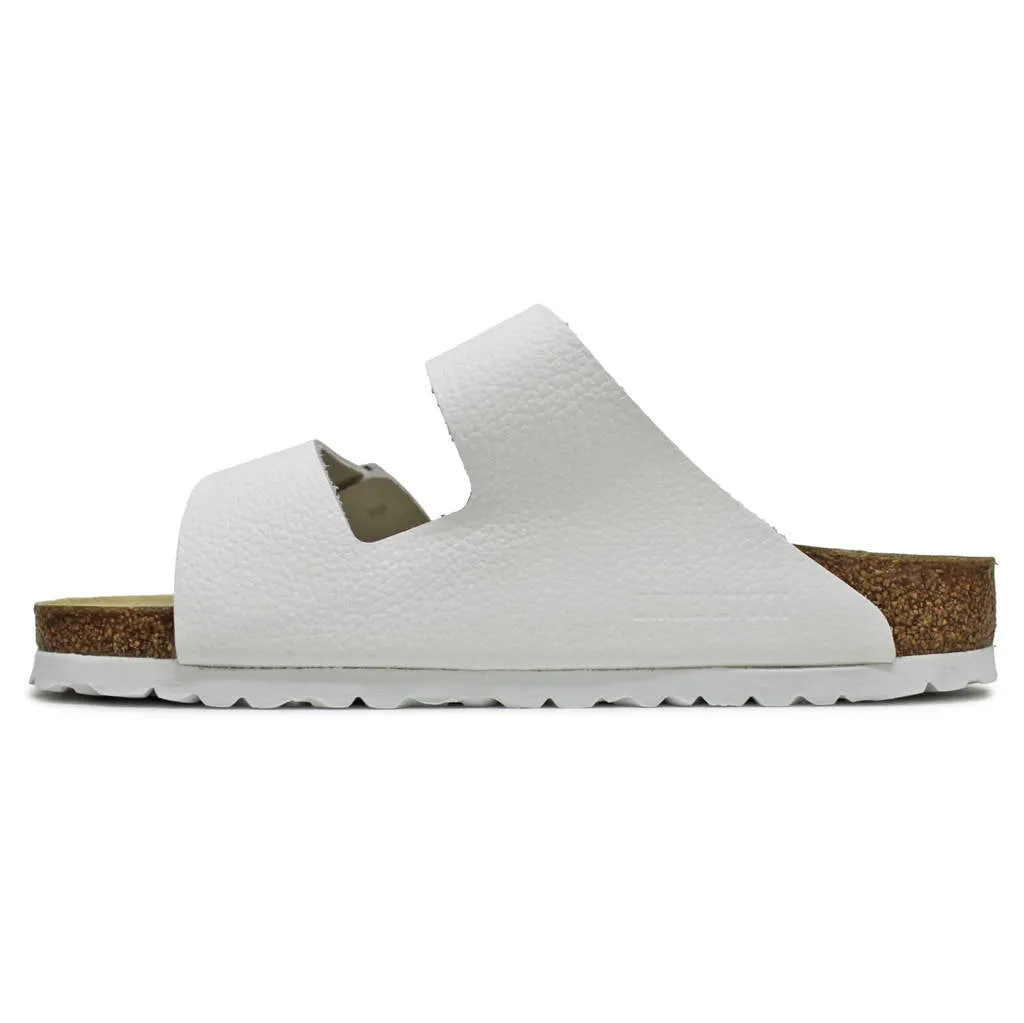 Arizona Bs Natural Leather Unisex Slides Sandals