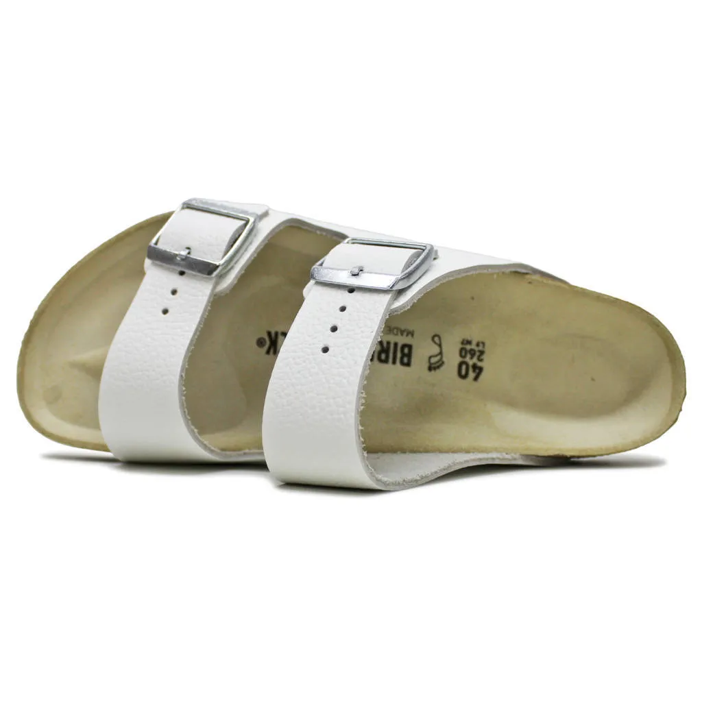 Arizona Bs Natural Leather Unisex Slides Sandals