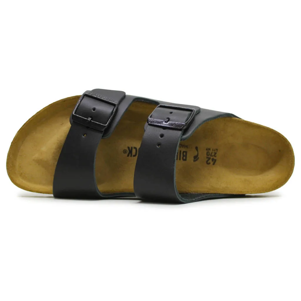 Arizona Bs Natural Leather Unisex Slides Sandals