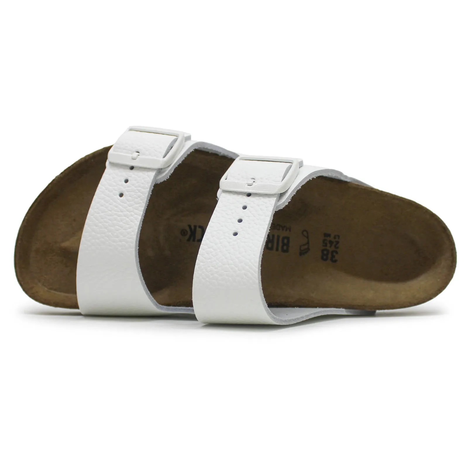 Arizona Bs Natural Leather Unisex Slides Sandals