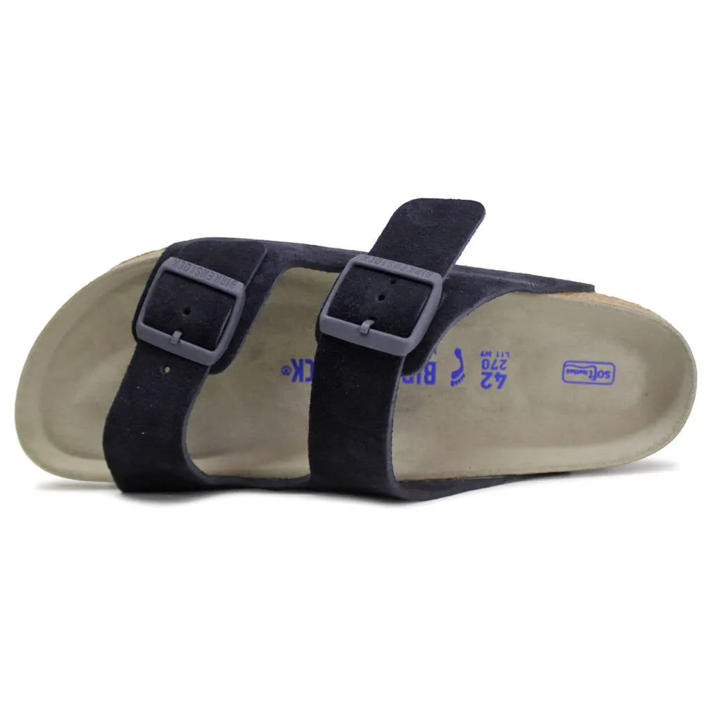 Arizona BS Nubuck Leather Unisex Slides Sandals