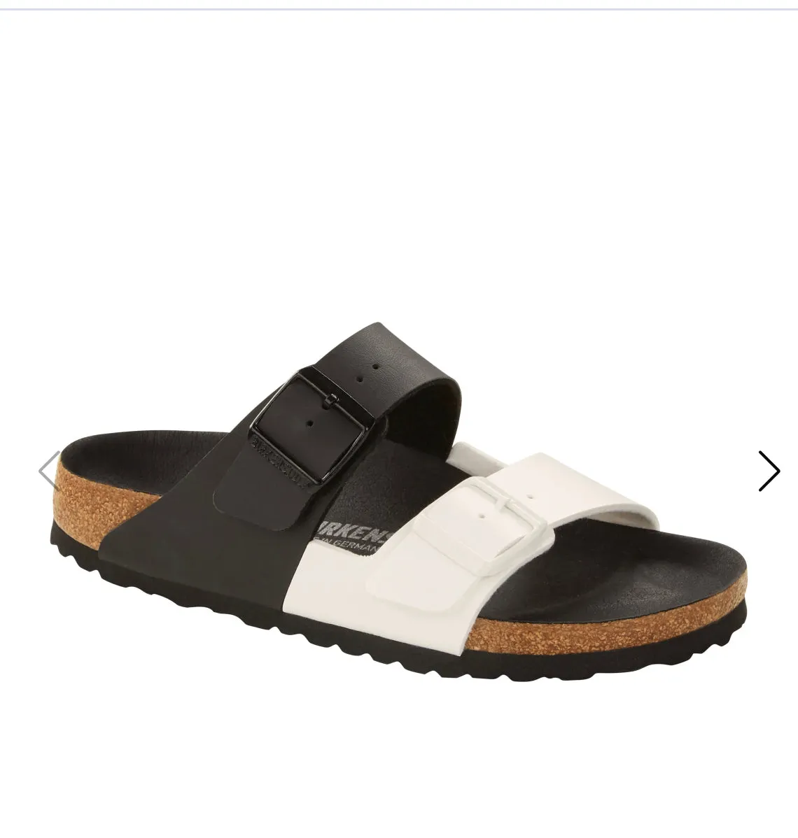 Arizona split colour nubuck leather sandals