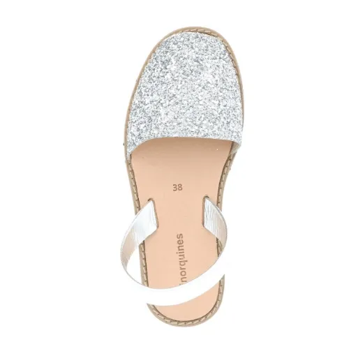 Avarca Sandals | Silver Glitter