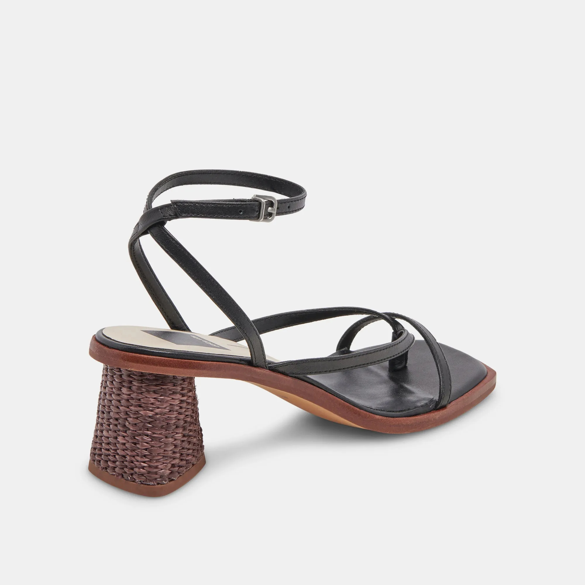 BANITA SANDALS BLACK LEATHER