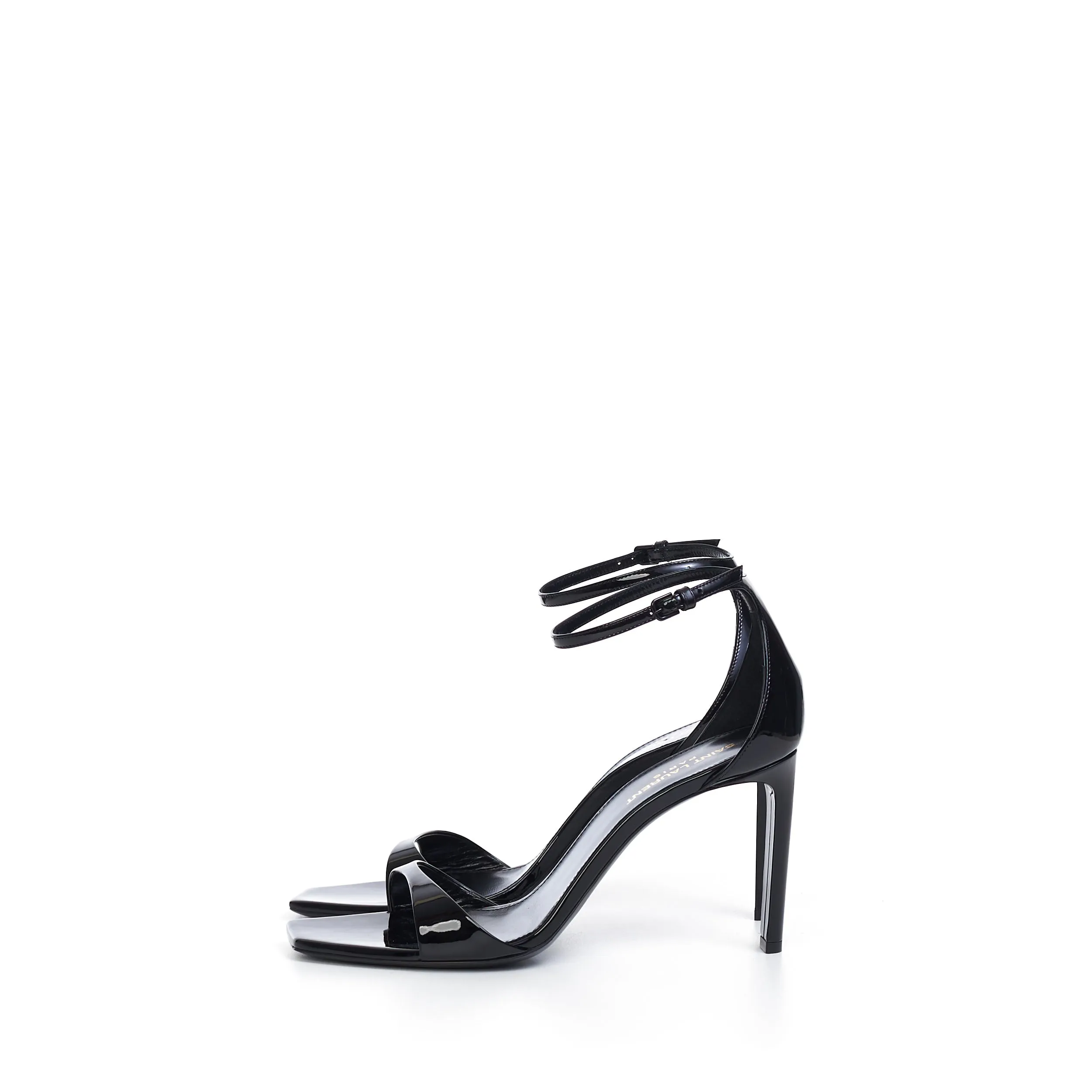 Bea Sandals In Black Patent Leather