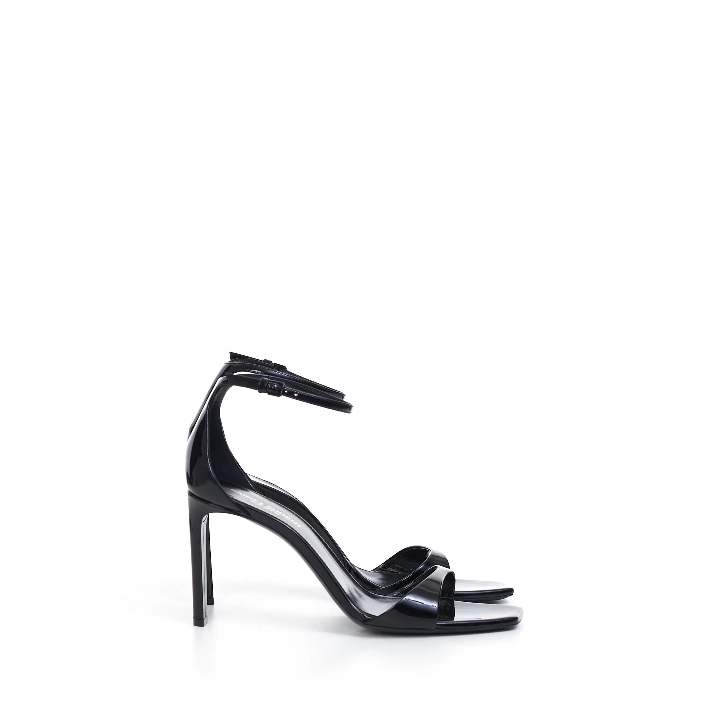 Bea Sandals In Black Patent Leather