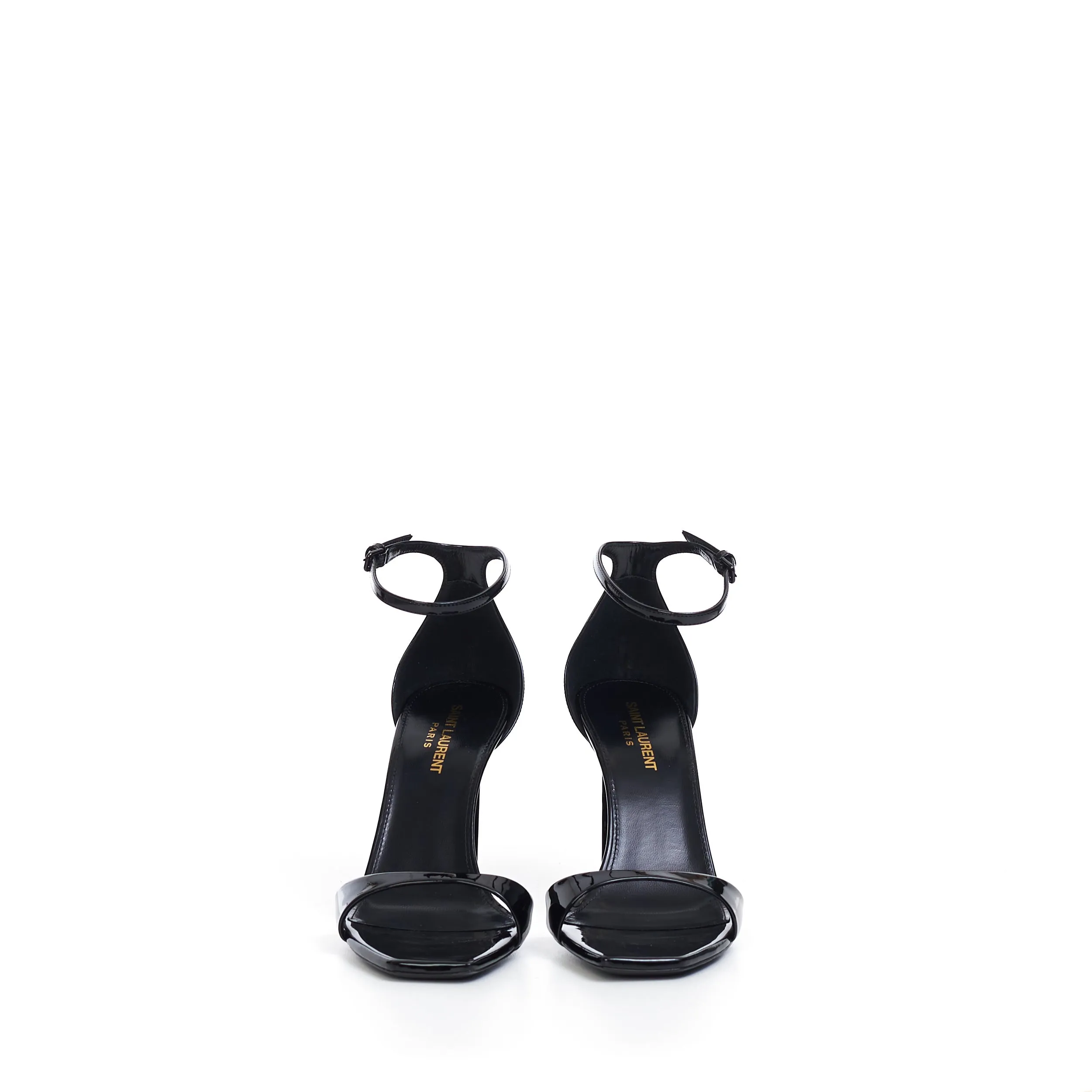 Bea Sandals In Black Patent Leather