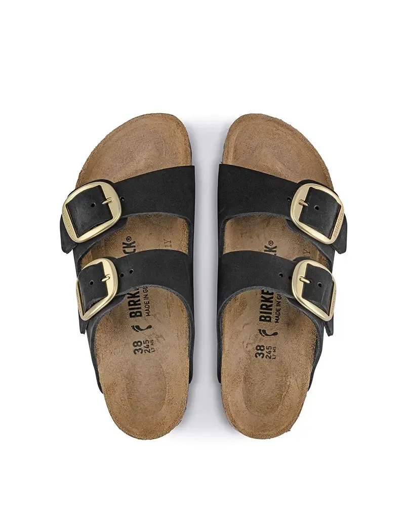 Birkenstock Arizona Big Buckle LENB Narrow Fit Black / Gold