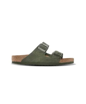 Birkenstock Arizona BirkiBuc Desert Dust Thyme Vegan Sandals