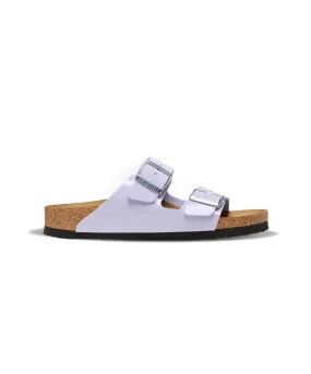 Birkenstock Arizona Birko-Flor Purple Fog Patent Sandals