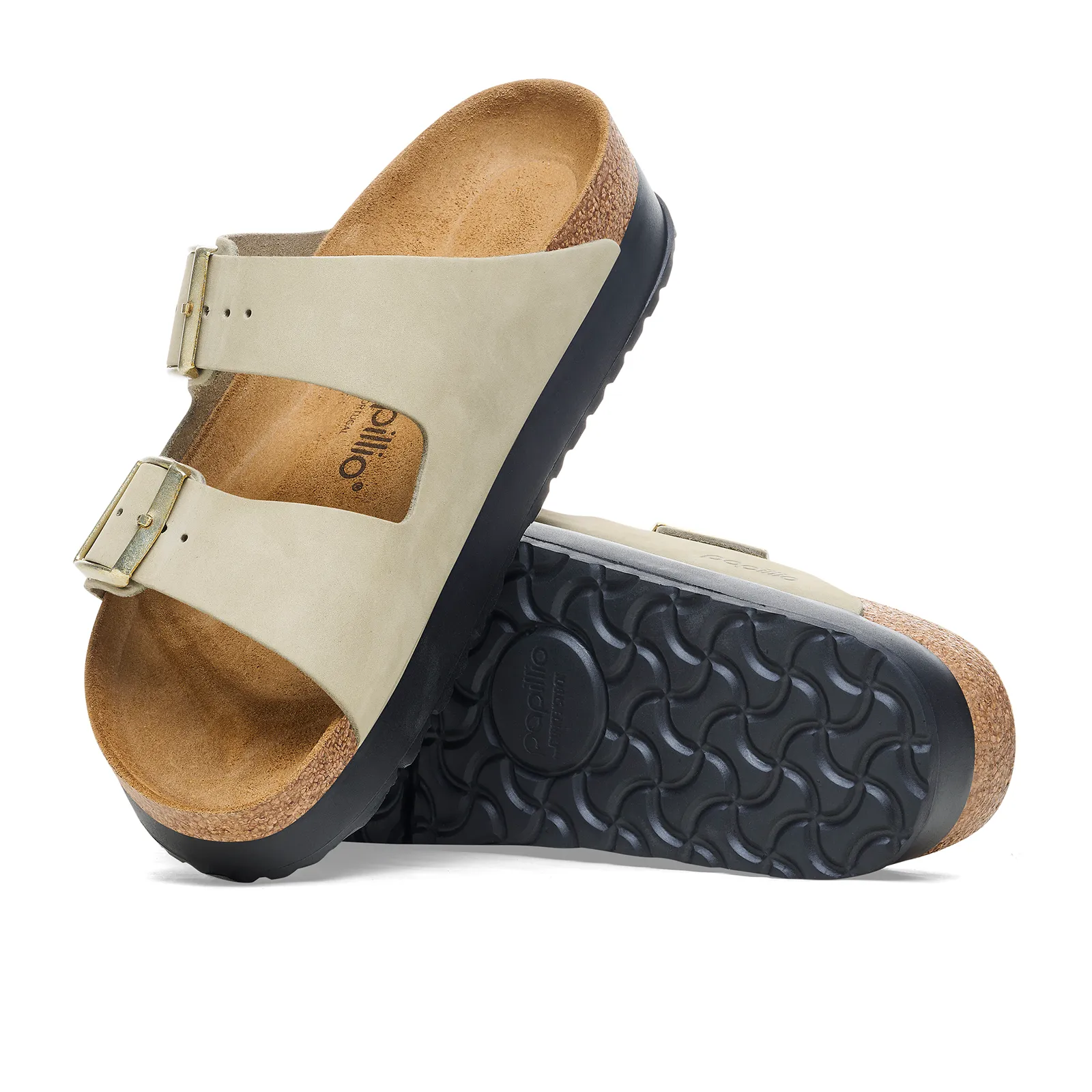 Birkenstock Arizona Platform Narrow (Women) - Eucalyptus Nubuck