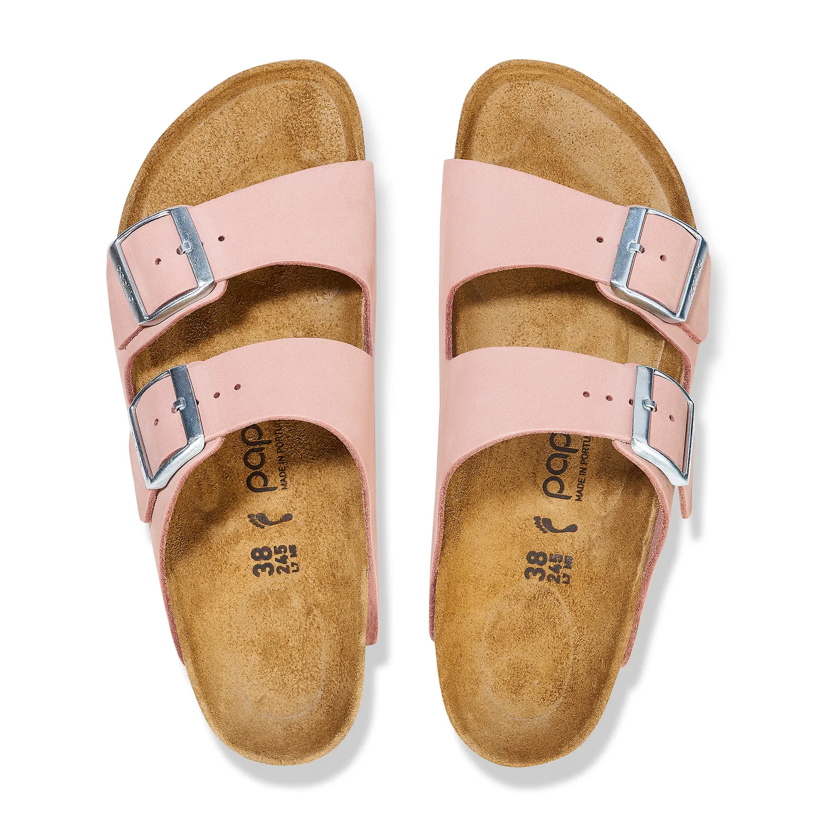 Birkenstock Arizona Platform Sandal (Women) - Soft Pink Nubuck