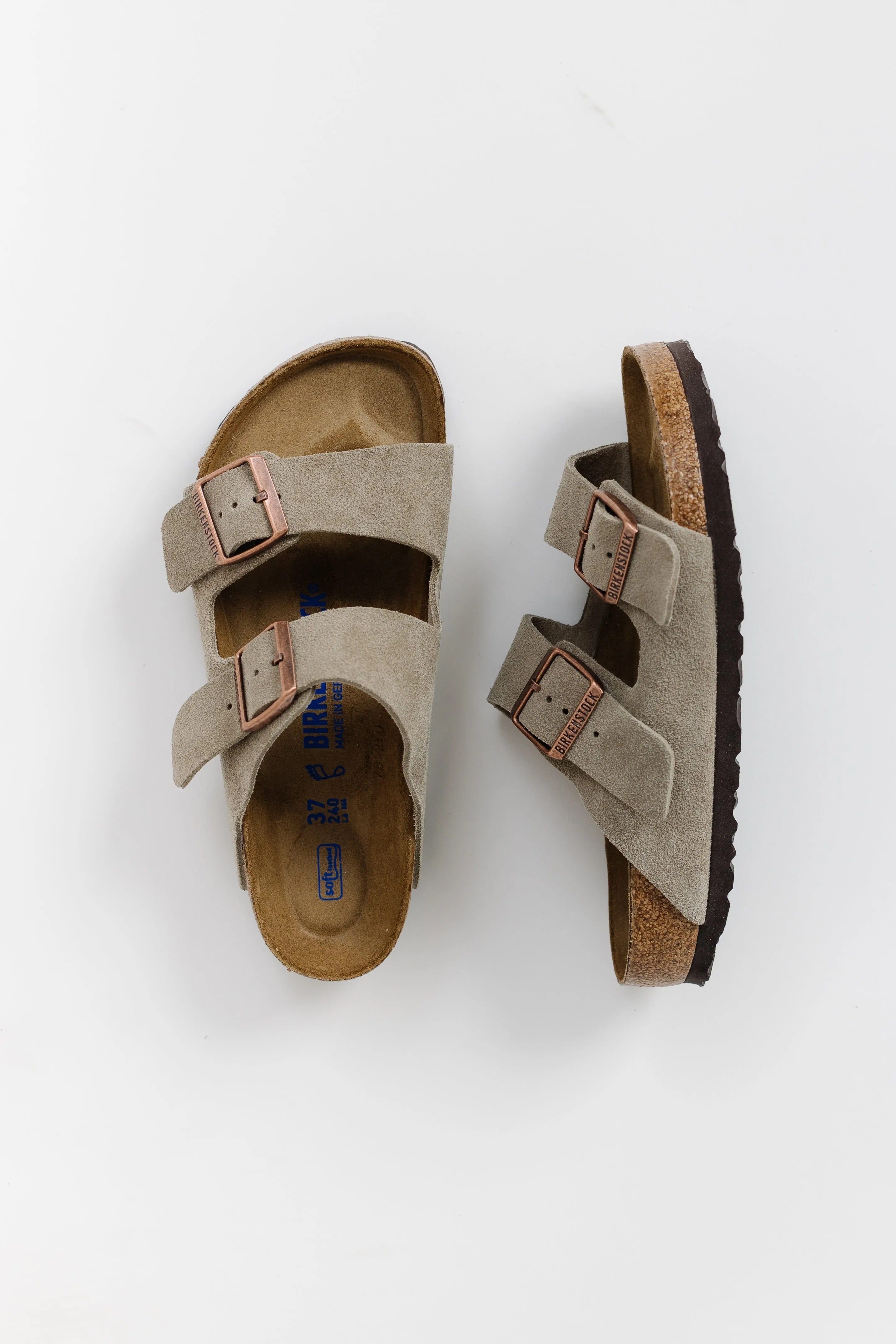 Birkenstock Arizona Taupe Suede Soft/FB