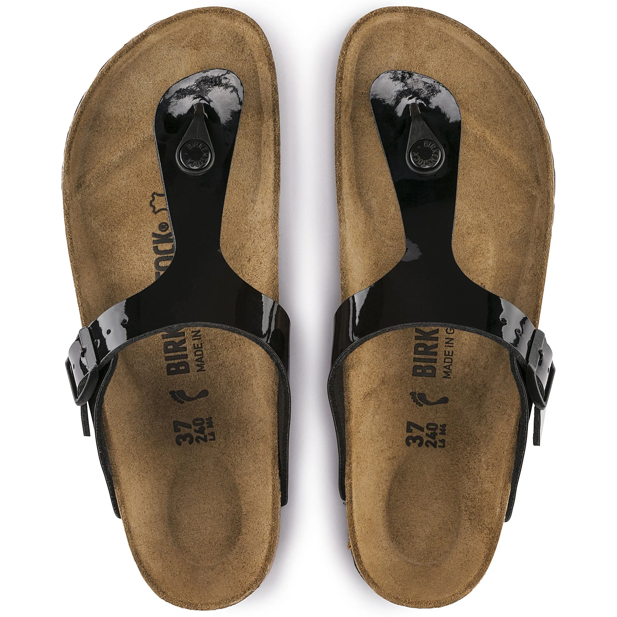 Birkenstock Gizeh BF Patent Black R 43661