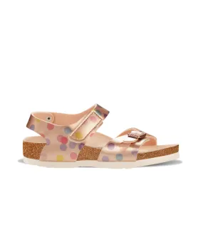 Birkenstock Kids Colorado Birko-Flor Electric Metallic Dots Copper Sandals