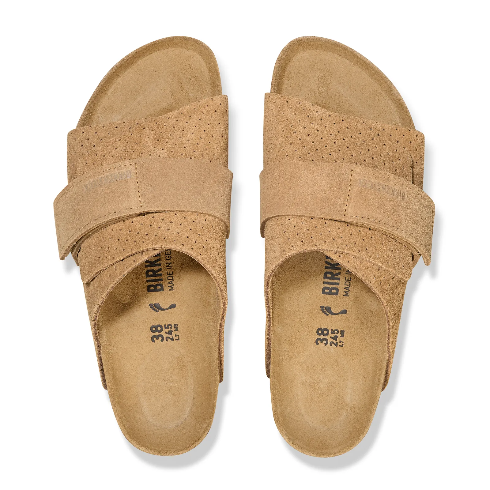 Birkenstock Kyoto (Men) Dotted New Beige Suede