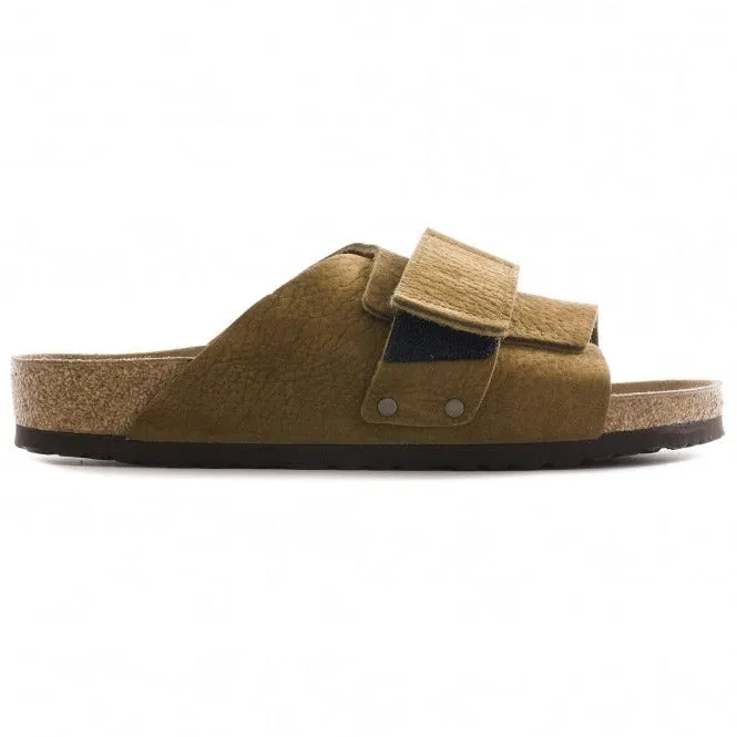 Birkenstock Kyoto Nubuck Leather Desert Buck Tea Sandals