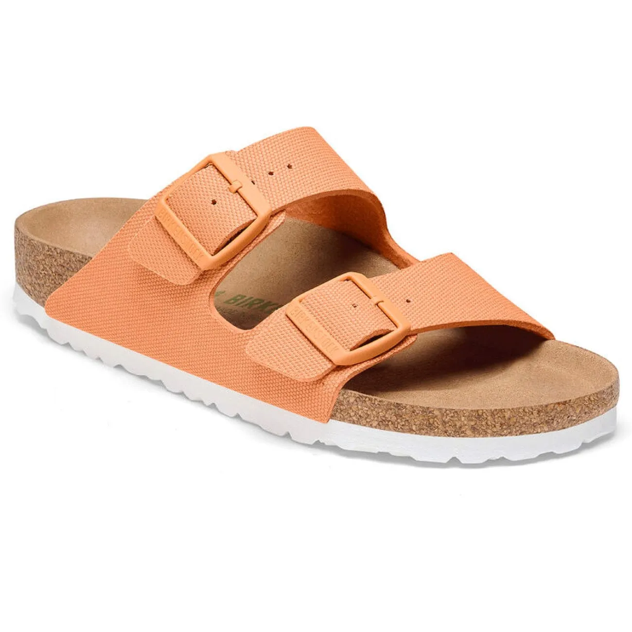 Birkenstock Seasonal, Arizona, Vegan Canvas, Regular Fit, Papaya Textile