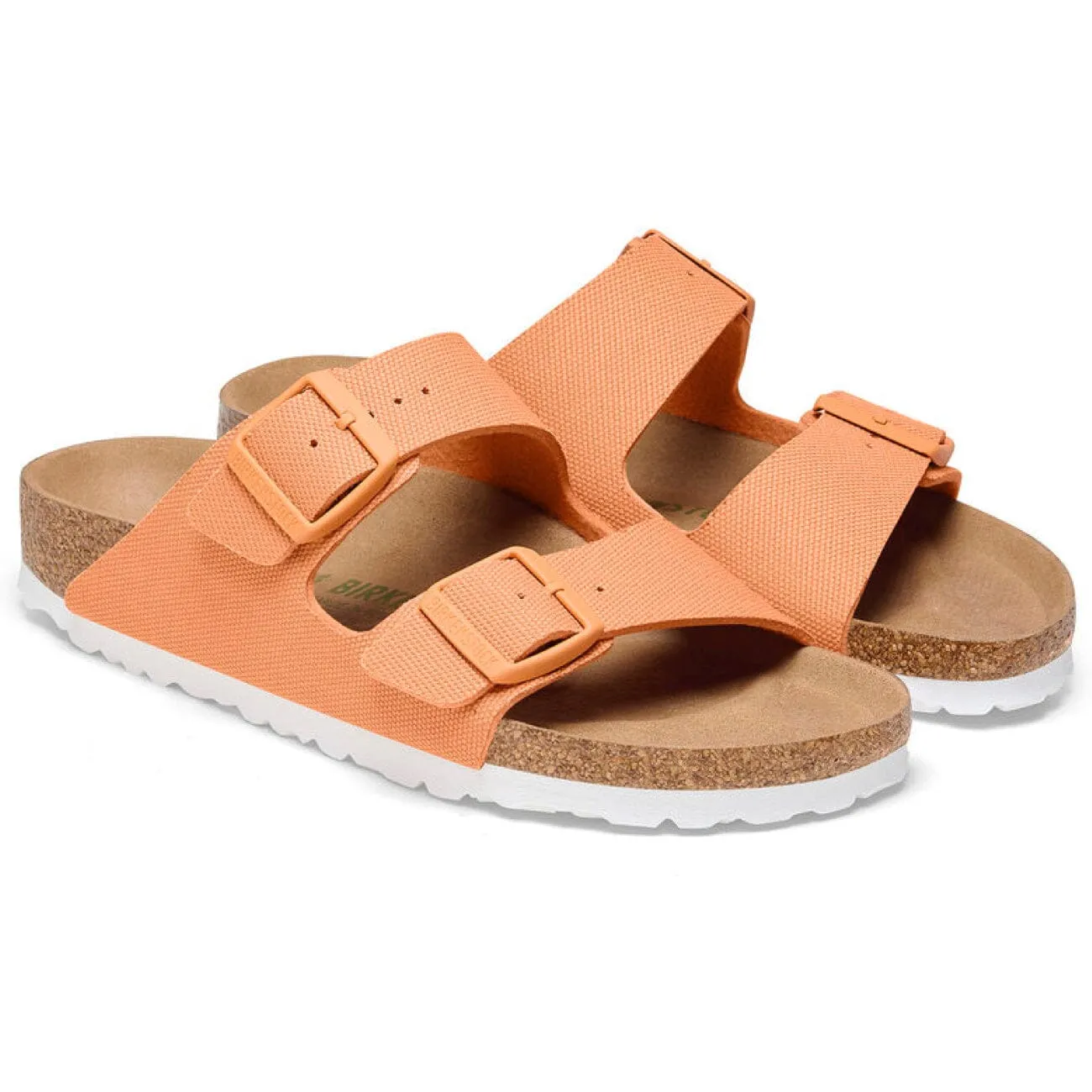 Birkenstock Seasonal, Arizona, Vegan Canvas, Regular Fit, Papaya Textile