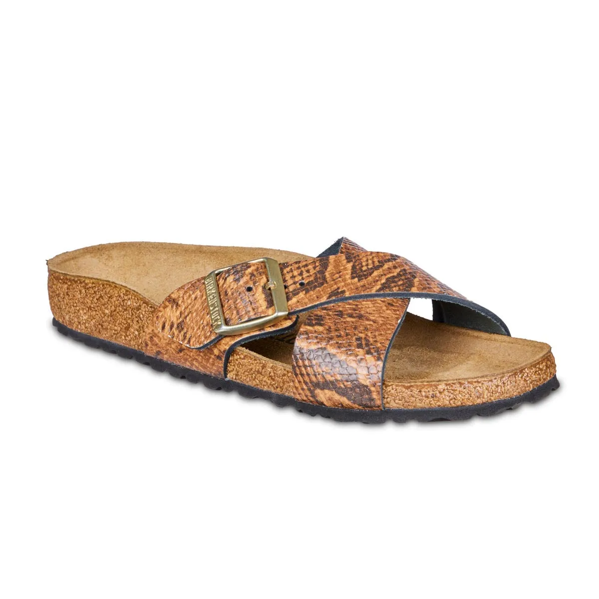 Birkenstock Siena Embossed Leather Snake Sandals