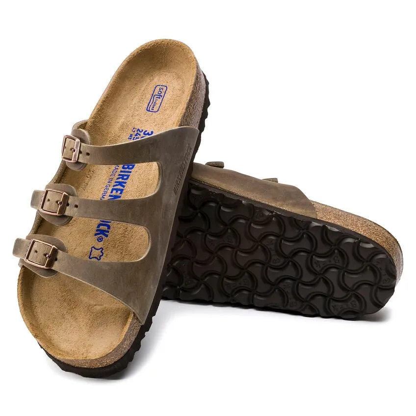 Birkenstock Women's Florida Soft Footbed - Tobacco Brown