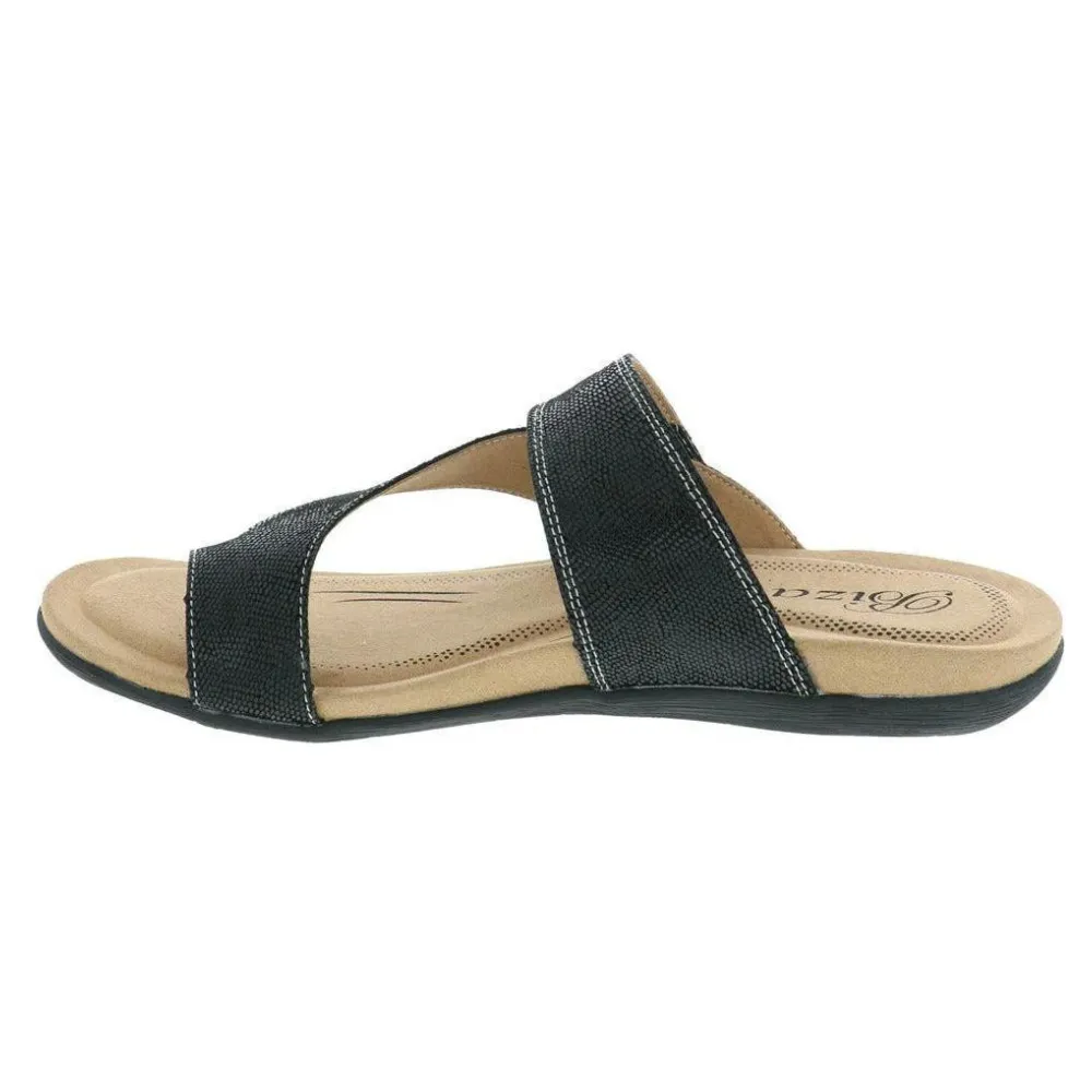 Biza Lena Black Sandal (Women's)