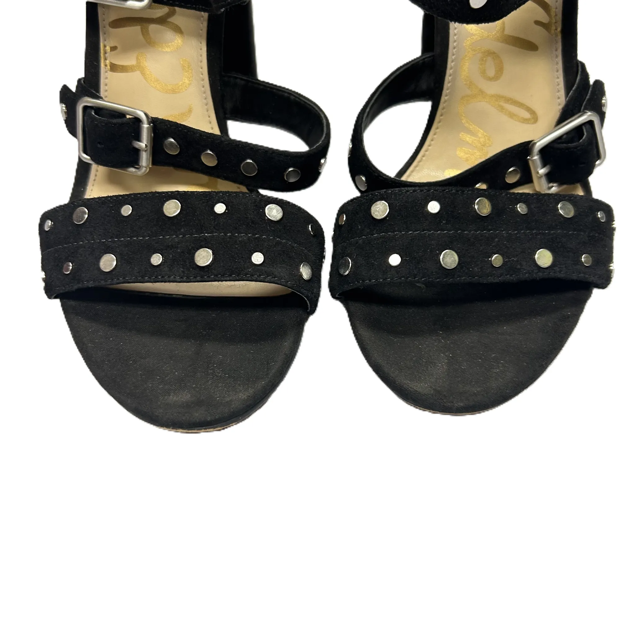 Black Sandals Designer By Sam Edelman, Size: 10