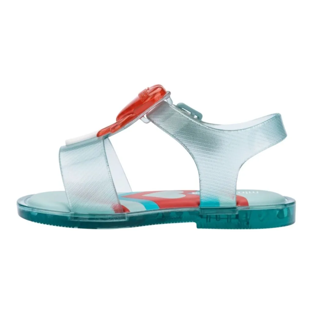 Blue Heart Jelly Sandals