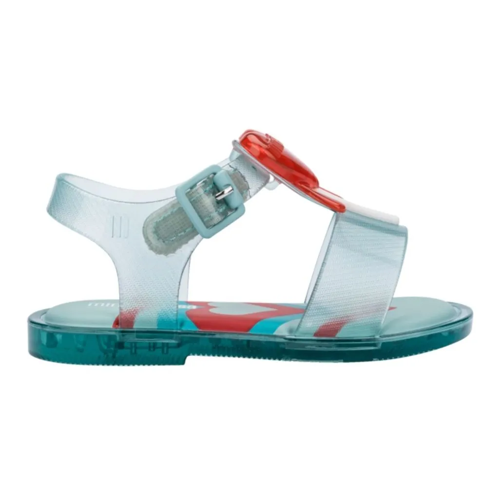 Blue Heart Jelly Sandals