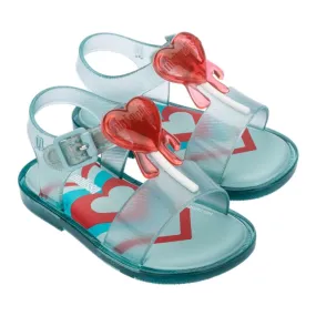 Blue Heart Jelly Sandals