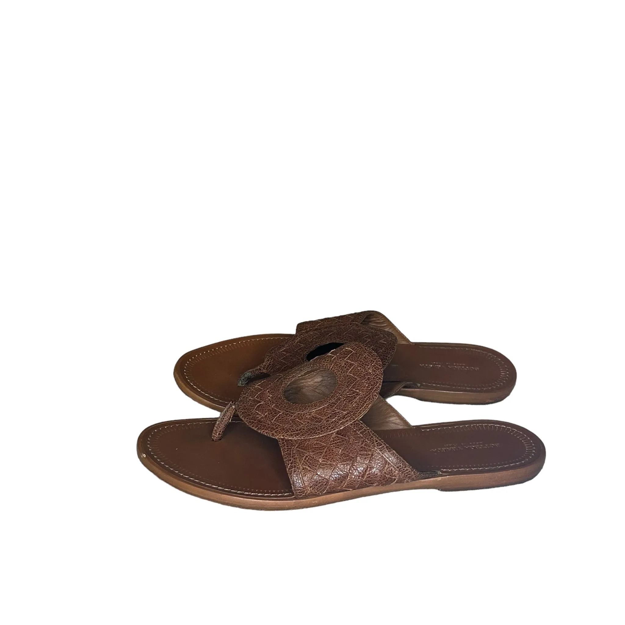 Bottega Veneta Brown Leather Sandals