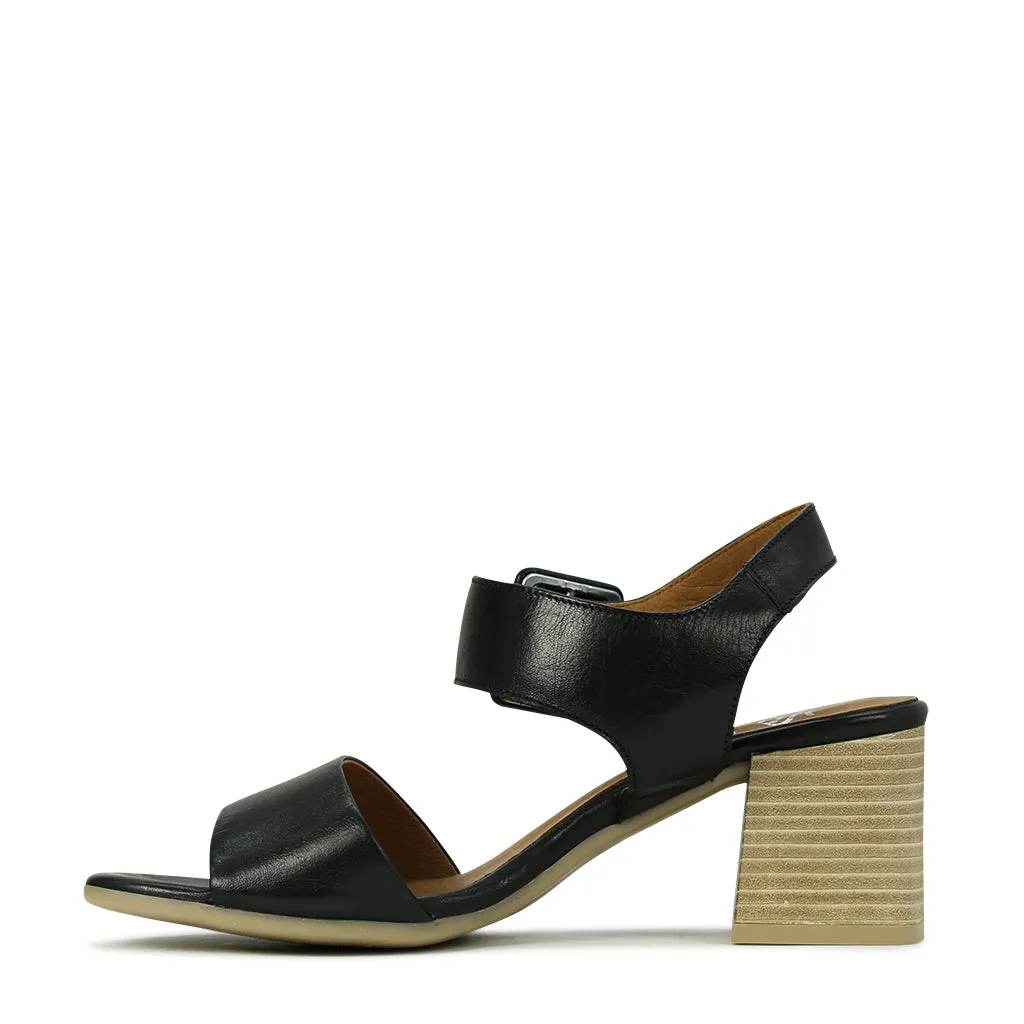 Bousie Leather Ankle Strap Sandals