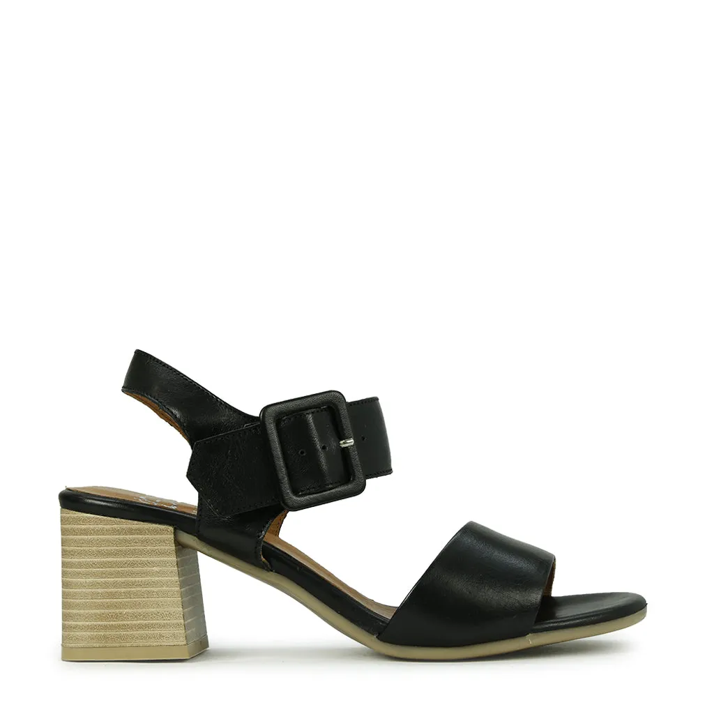 Bousie Leather Ankle Strap Sandals